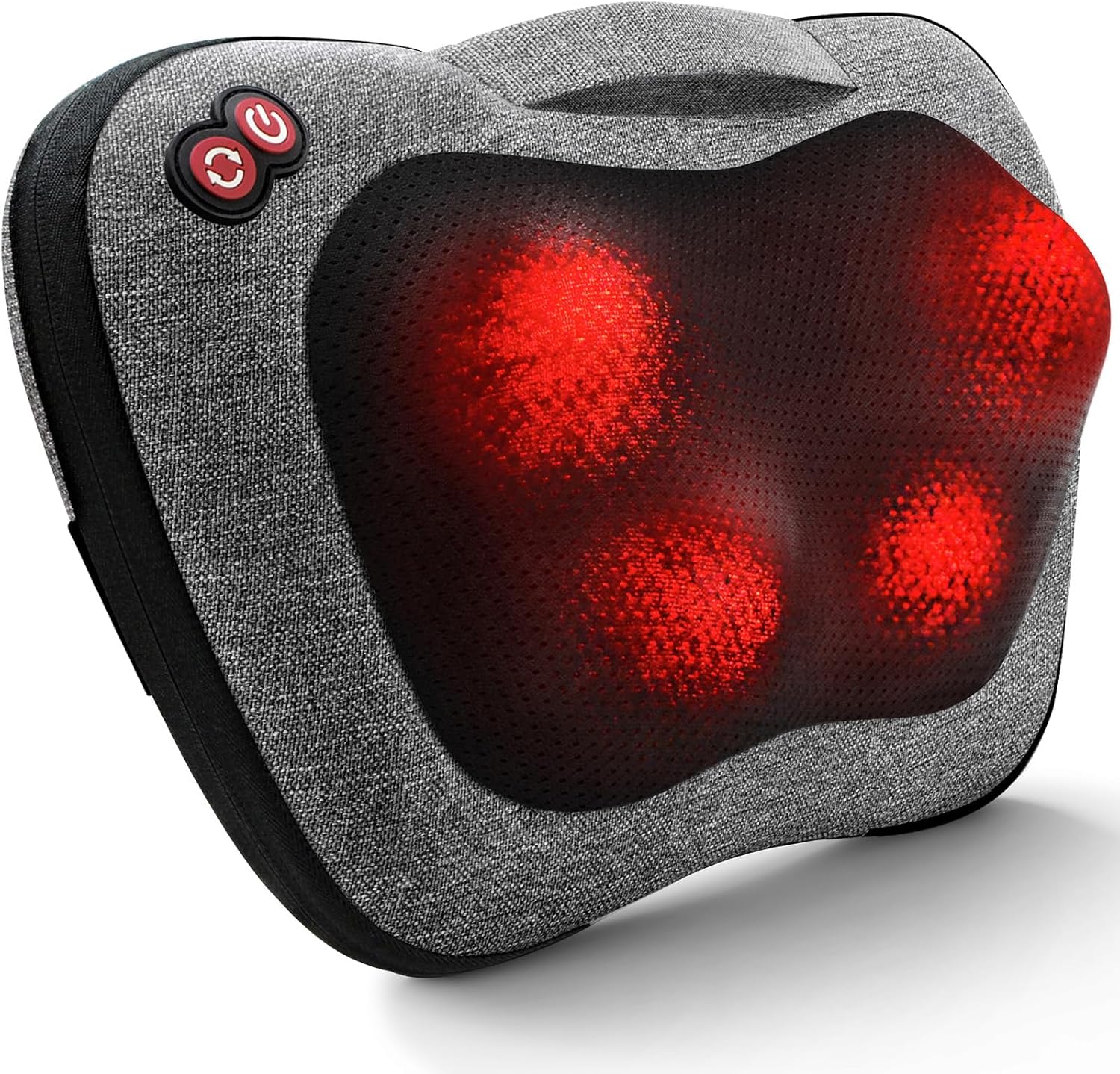 VIKTOR JURGEN Back Massager for Pain Relief Deep Tissue, Massage Pillow with Heat Gifts for Men & Women, Electric Shiatsu Kneading Neck Shoulder Massager for Full Body Muscle, Massage at Home, Car